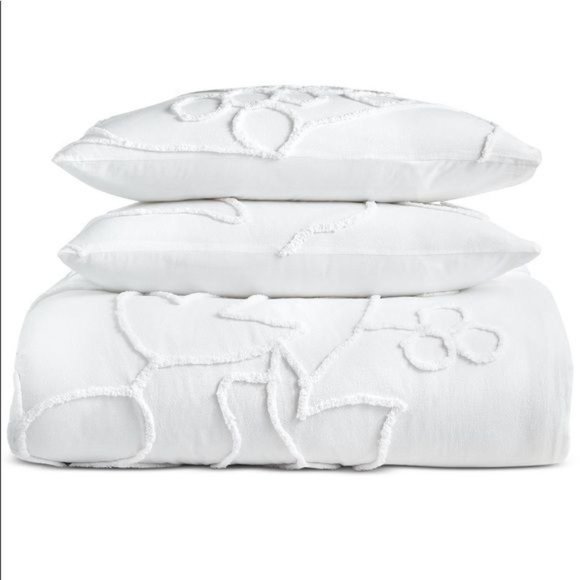 *Tufted-Chenille Exploded Floral Bedding Collection, Full/Queen - Picture 5 of 5